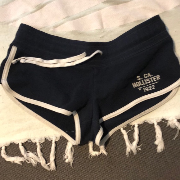 Hollister- Navy Shorts - Picture 1 of 3